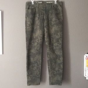 Madewell Skinny Skinny Ankle Camo Jeans